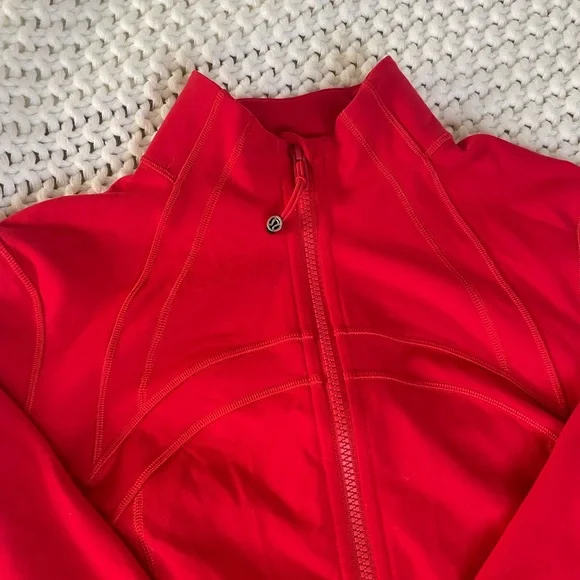 lululemon define jacket luon true red size 8 - Picture 2 of 8